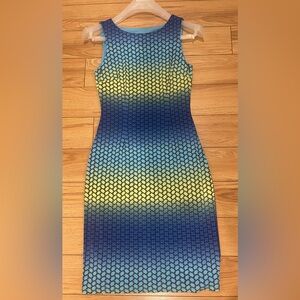 Frank Lyman Design Gradient Blue dress size 6 NWOT